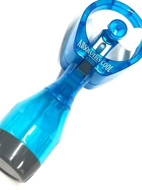 Fan, water fan, Blue 'Absolutely Cool' Handheld Mist Fan